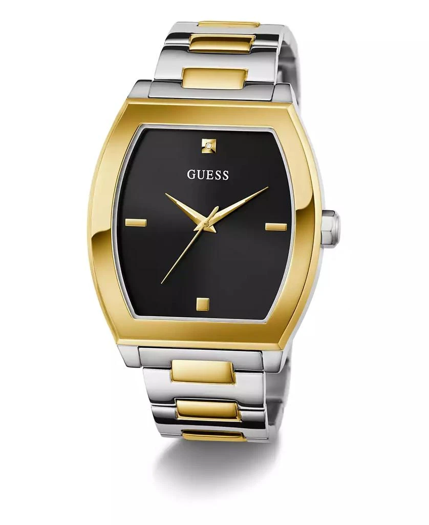 GUESS Men's Analog Two-Tone Stainless Steel Watch, 42 mm 5