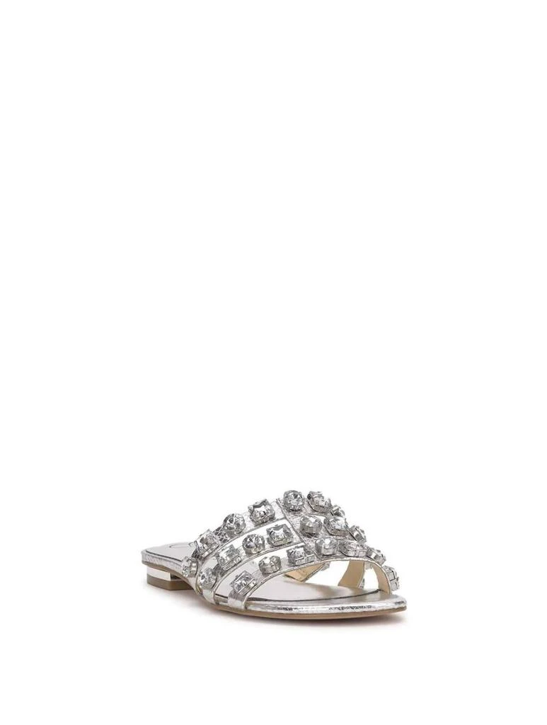 Jessica Simpson Women's Detta Flat Sandal In Silver 1