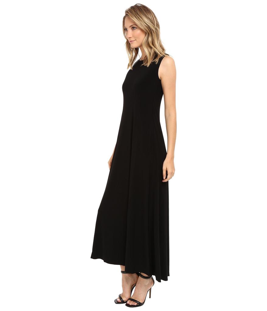 Norma Kamali Sleeveless Long Swing Dress