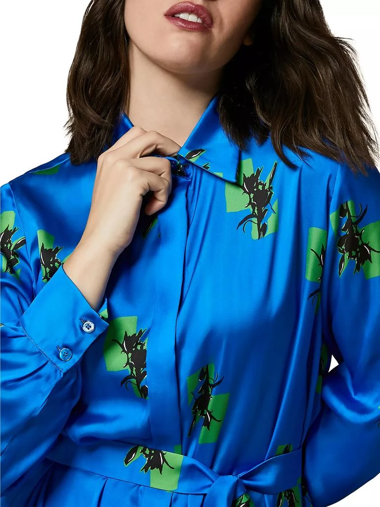 Marina Rinaldi Plus Dravenna Printed Satin Shirtdress 5