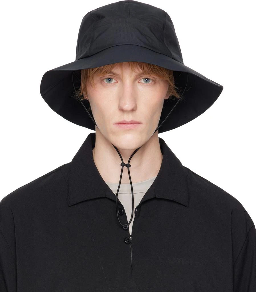 Snow Peak Black GORE-TEX Rain Hat 1