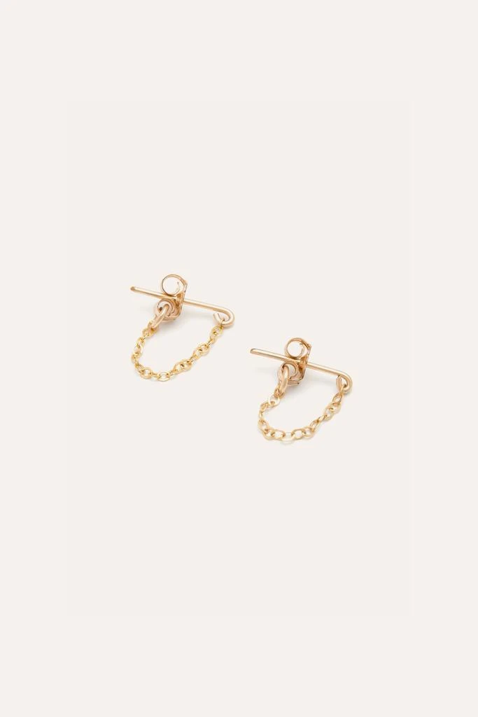 预计3周后发货 YAY Paris Boucles D'Oreilles Chaînette Essentiel - Or 1