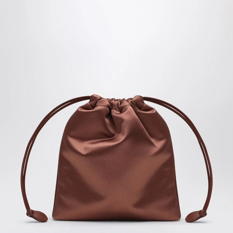 Miu Miu Cocoa-coloured satin pouch 3
