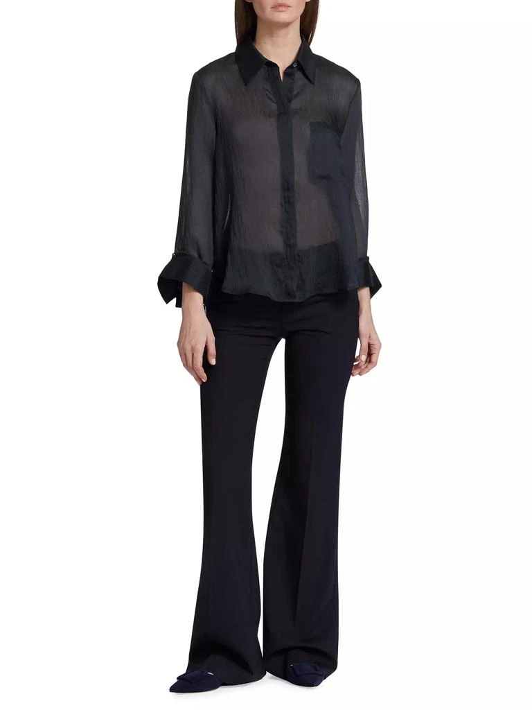 TWP Boyfriend Hammered Silk Blouse 2
