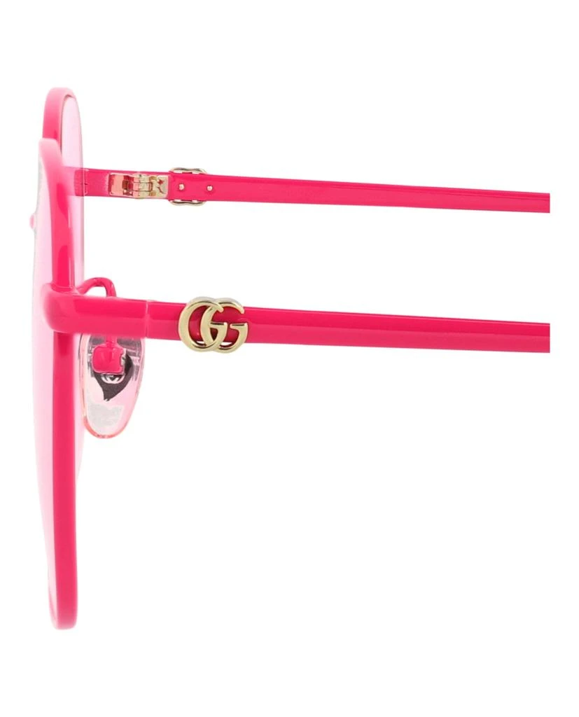 Gucci Round-Frame Metal Sunglasses 4