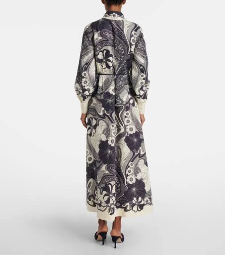 ALÉMAIS Mickey printed linen shirt dress 3
