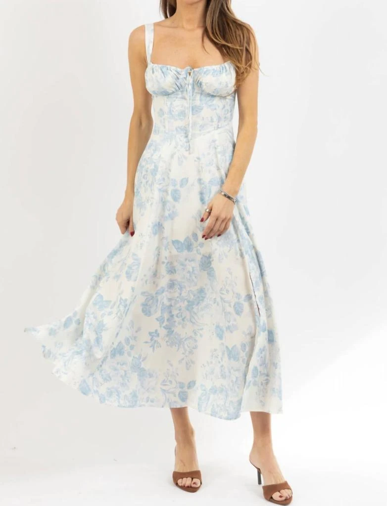 MABLE Mable - FLO BUSTIER MIDI DRESS