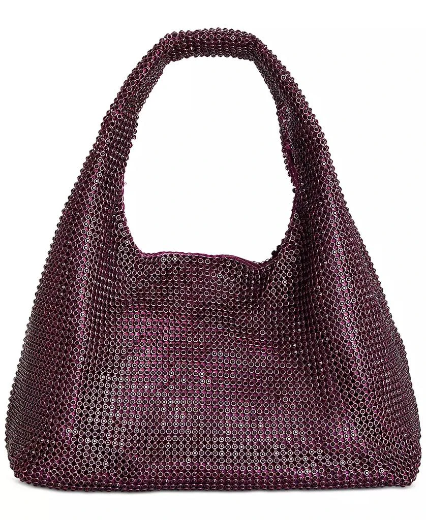 INC International Crystal Mesh Small Hobo Bag, Created for Macy's 3