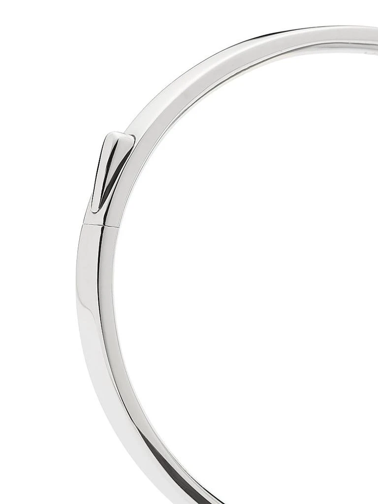 Missoma Magma 18K-Gold-Plated Or Rhodium-Plated Hinged Bangle 5