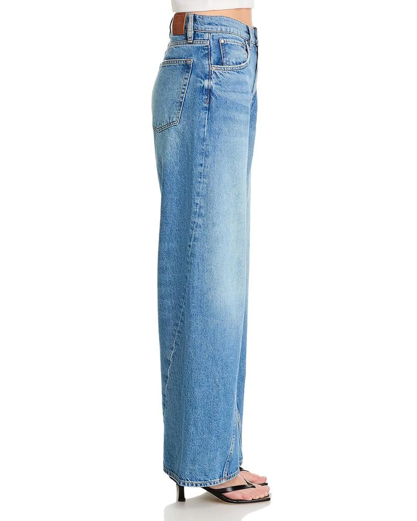 ANINE BING Brie High Rise Jeans in Blue 4
