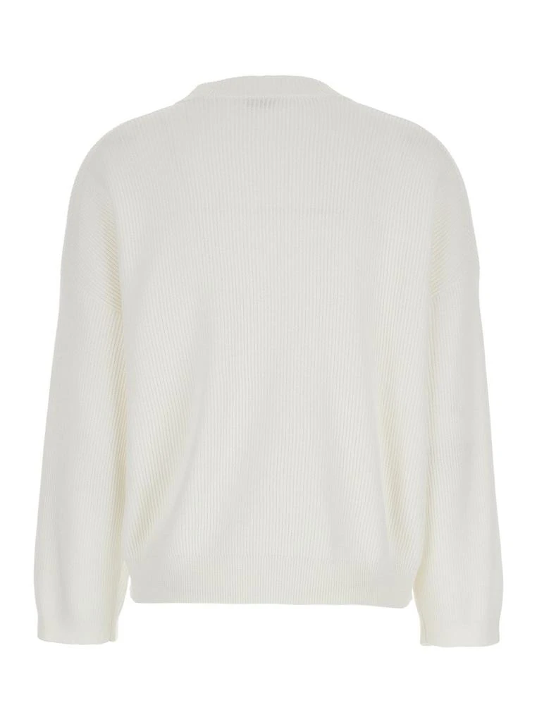 Brunello Cucinelli Brunello Cucinelli Monili-Embellished V-Neck Jumper 2