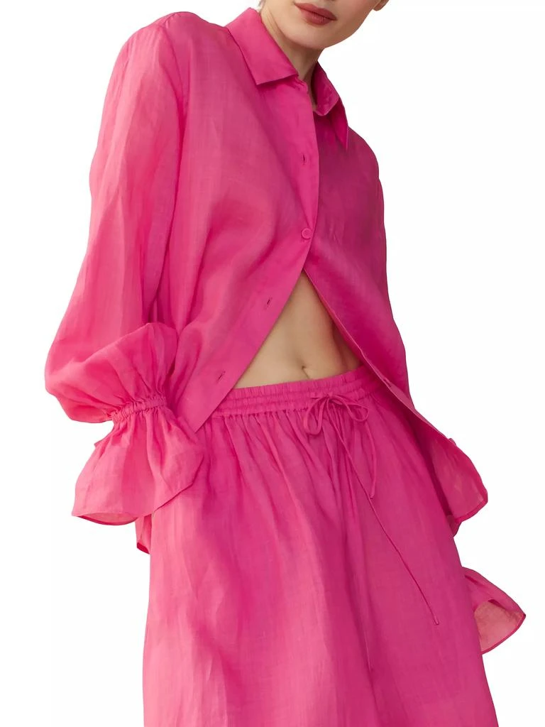 Cynthia Rowley Flared-Cuff Blouse 1