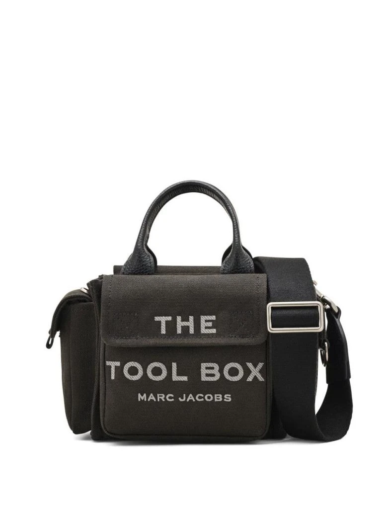 Marc Jacobs Compact Black Canvas Bag With Logo And Multiple Pockets 1