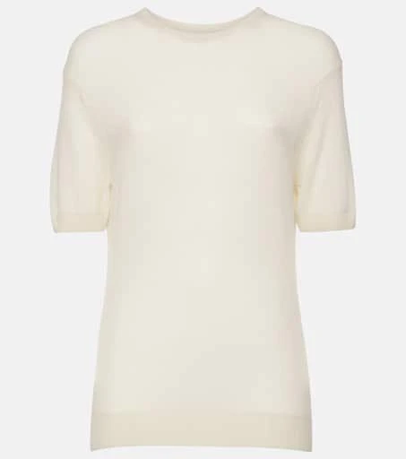 Khaite Pierre cashmere-blend top 1