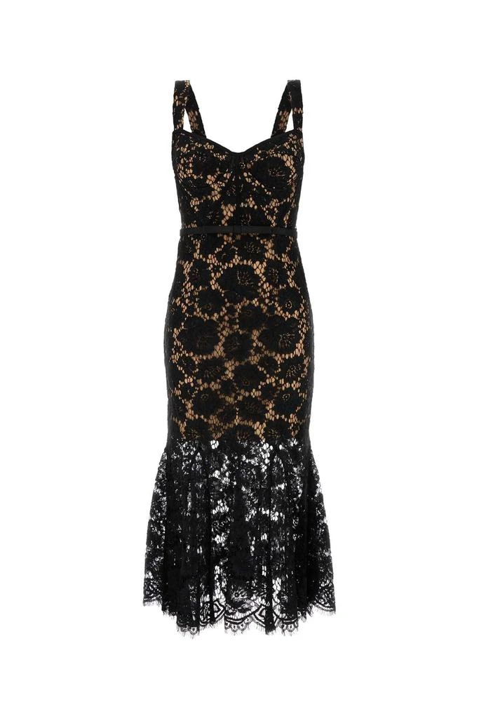 Self Portrait BLACK LACE DRESS 1