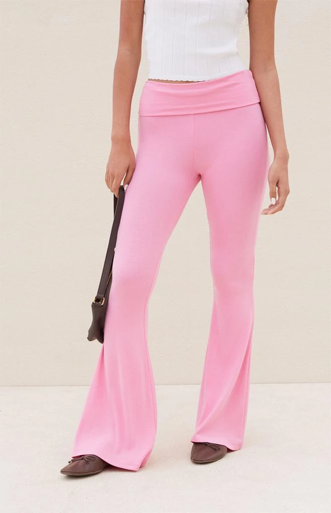 Beverly & Beck Femme Foldover Yoga Pants