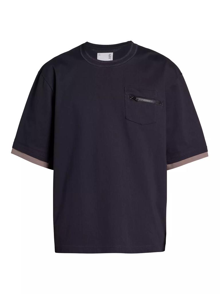 Sacai Cotton Jersey T-Shirt