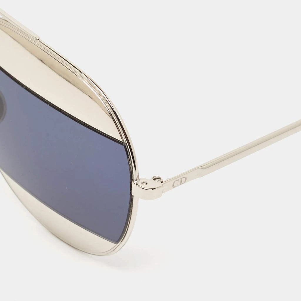 Dior Dior Silver/Blue 010KU DiorSplit 1 Aviator Sunglasses 2