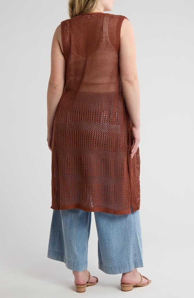 DR2 by Daniel Rainn Pointelle Open Weave Vest