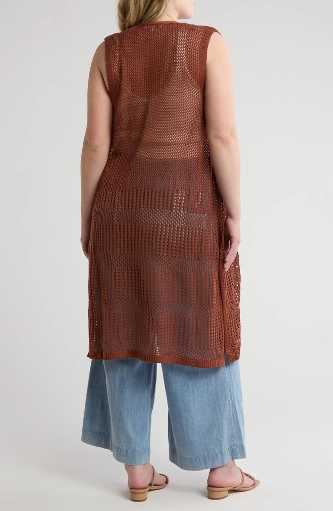 DR2 by Daniel Rainn Pointelle Open Weave Vest 2