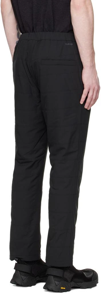 Snow Peak Black Insulated Sweatpants 3