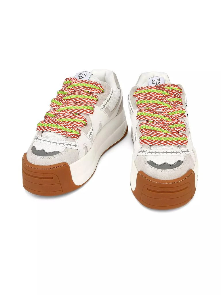 Naked Wolfe Slide White Low Top Sneakers 6