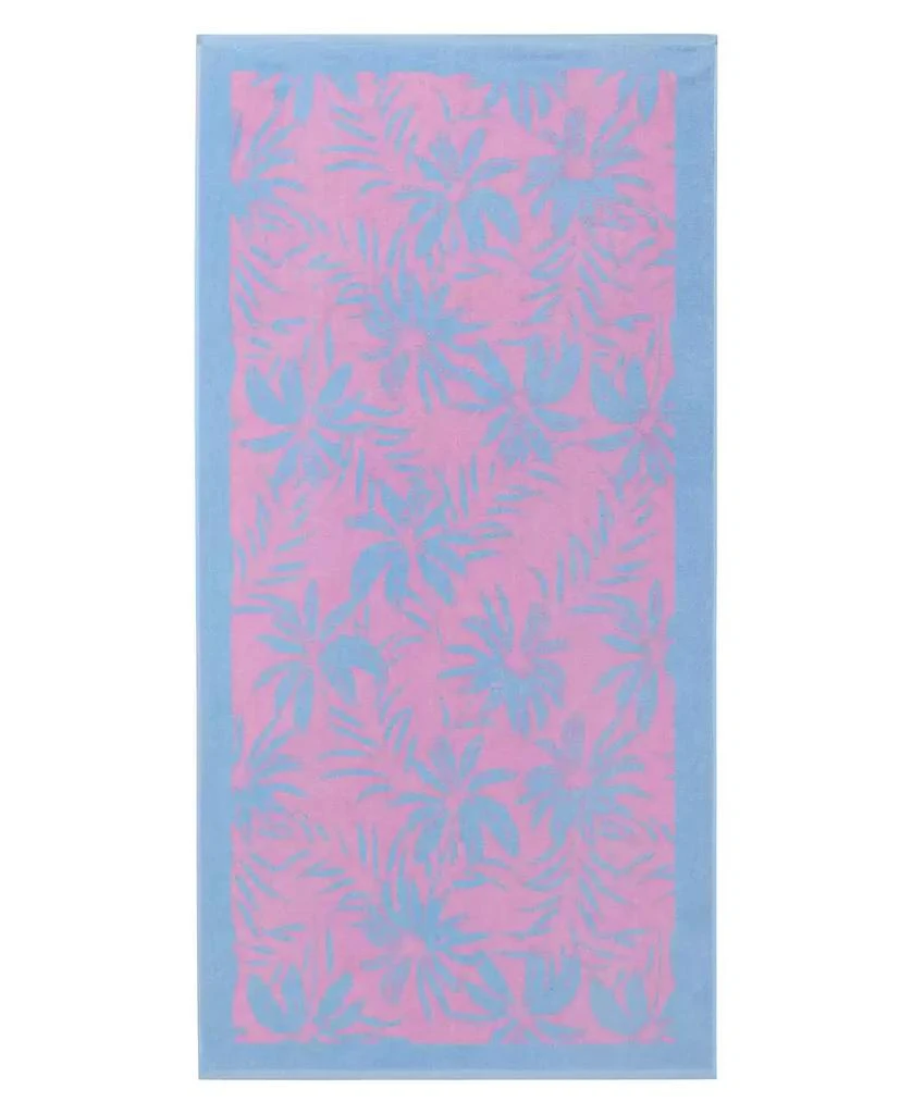 Jessica Simpson Palm Bliss Cotton Beach Towel, 36" x 72" 1