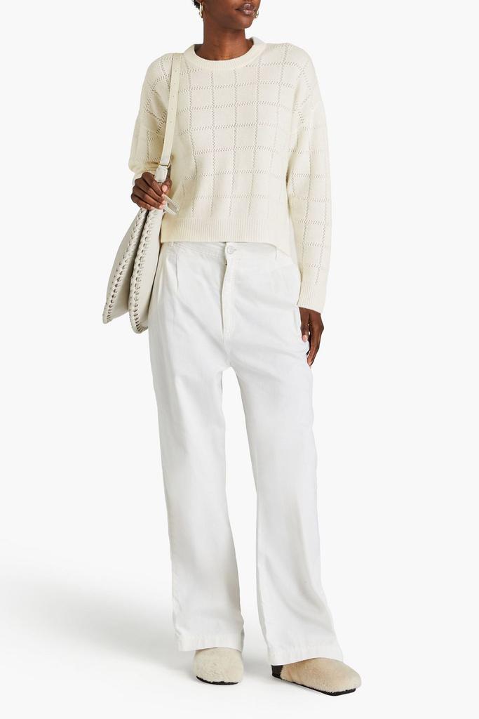 Naadam Pointelle-knit cashmere sweater