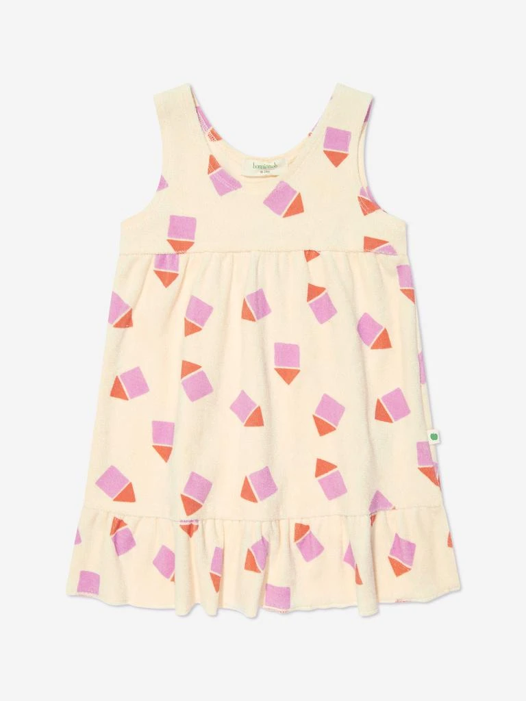 The Bonnie Mob The Bonnie Mob Girls Silky Terry Beach Hut Sun Dress in  Ivory 1