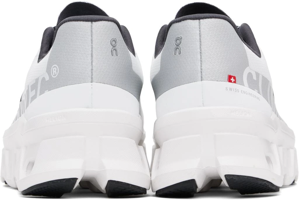 On White & Gray Cloudmonster Sneakers 2