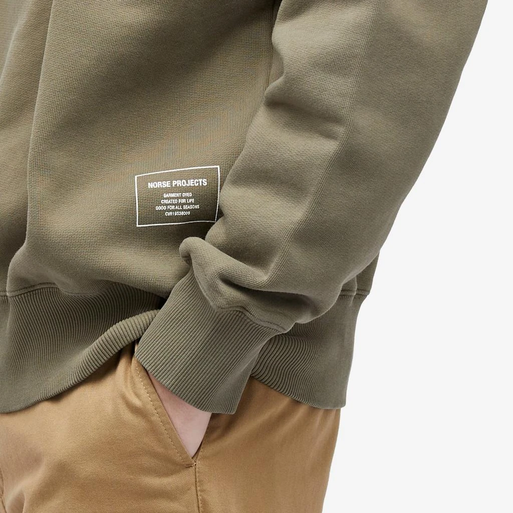 Norse Projects Norse Projects Marten Relaxed Raglan Half Zip Sweat 5