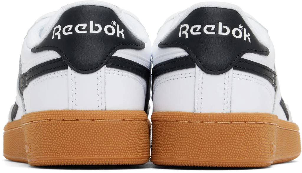 Reebok White & Black Club C Revenge Vintage Sneakers 2