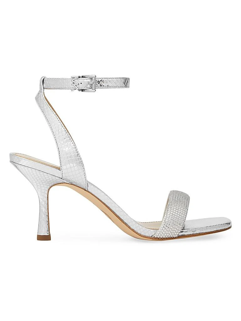 Michael Kors Carrie 75MM Embellished Leather Sandals 1