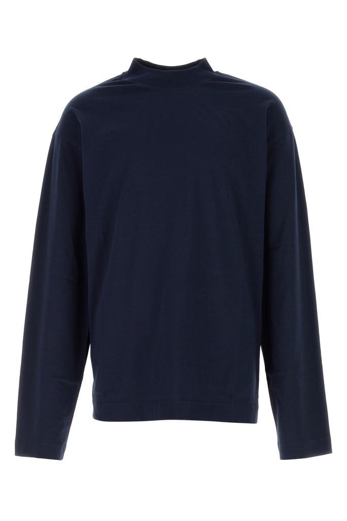Dries Van Noten Navy blue cotton oversize Heger t-shirt