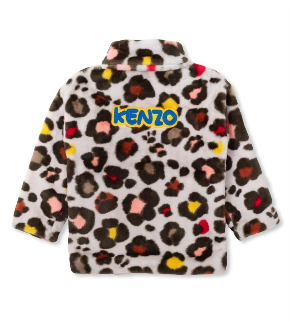 Kenzo Kenzo Kids Logo Embroidered Zip-Up Jacket 2