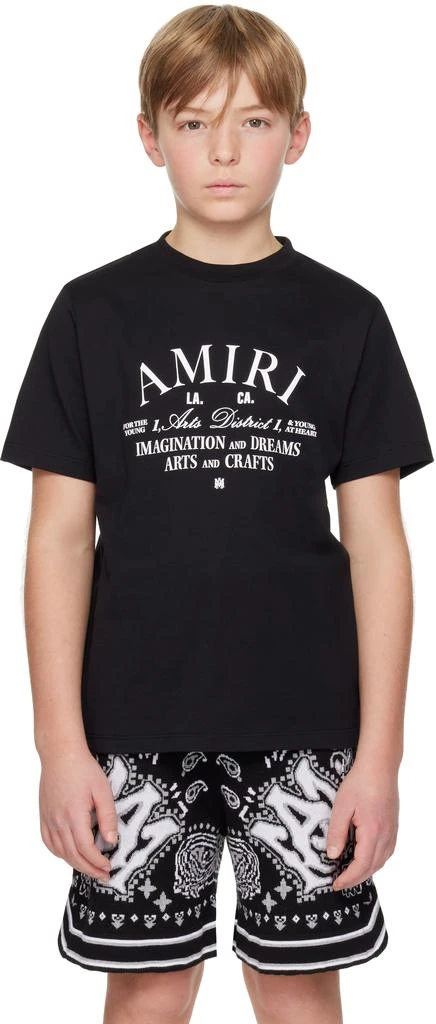 AMIRI Kids Black 'Arts District' T-shirt 1