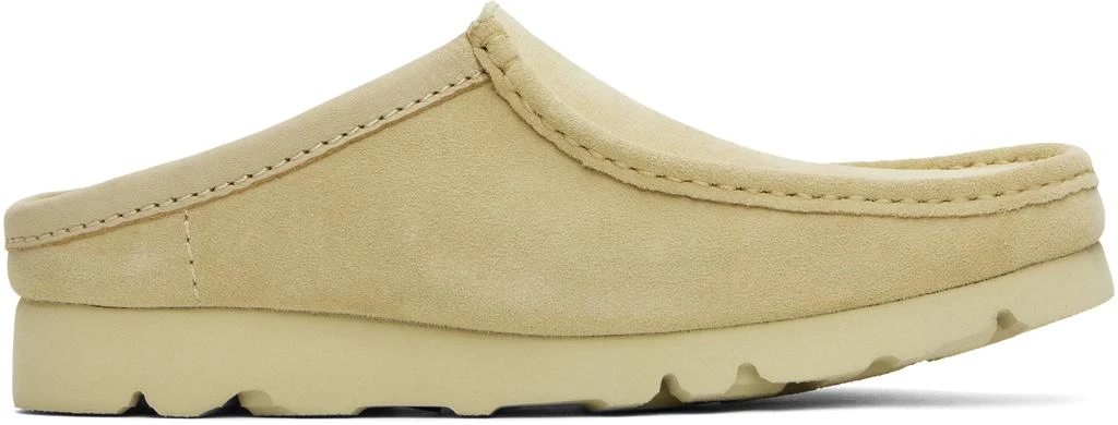 Clarks Beige Wallabee Slip-on Loafers 1