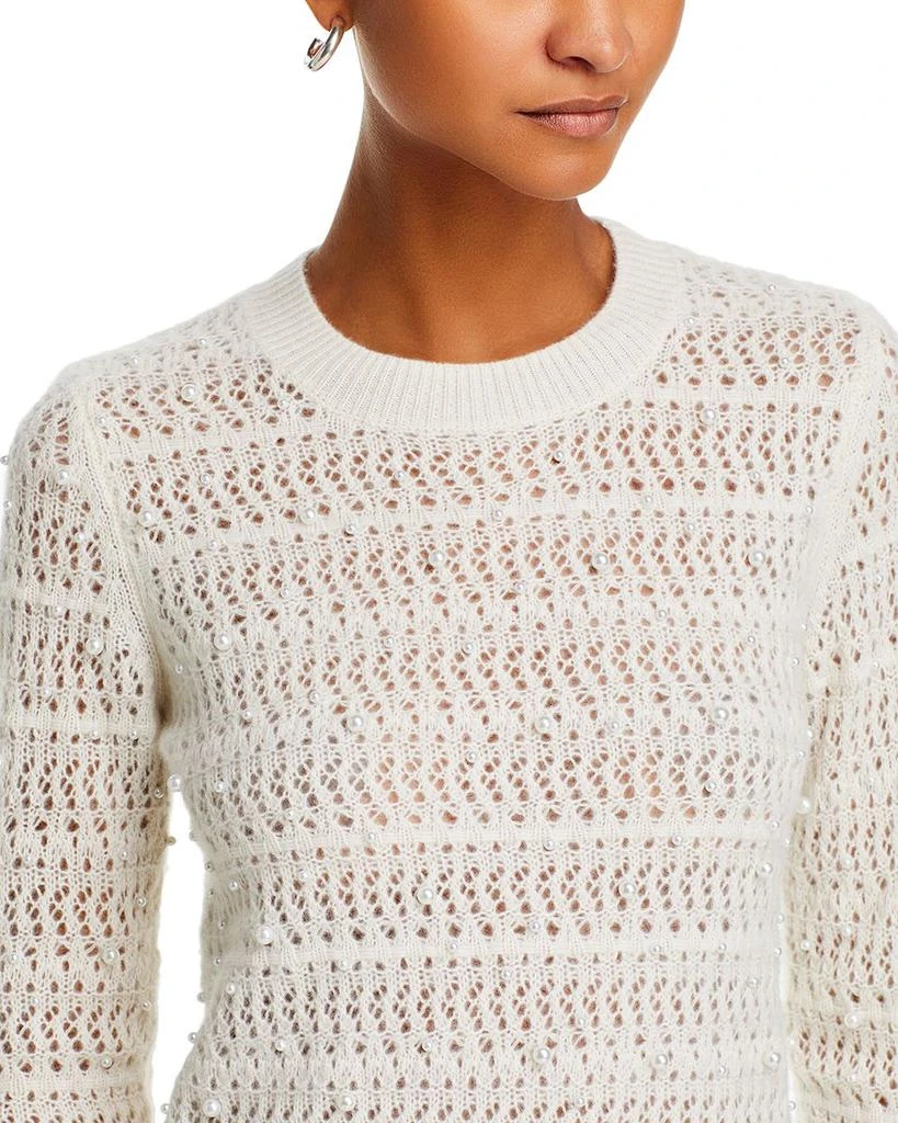 AQUA Embellished Crewneck Sweater - Exclusive 5