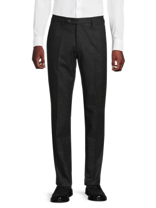 Zanella Parker Virgin Wool Blend Dress Pants 1