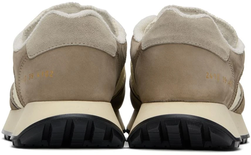 Common Projects Brown & Off-White Track SS24 Sneakers 2