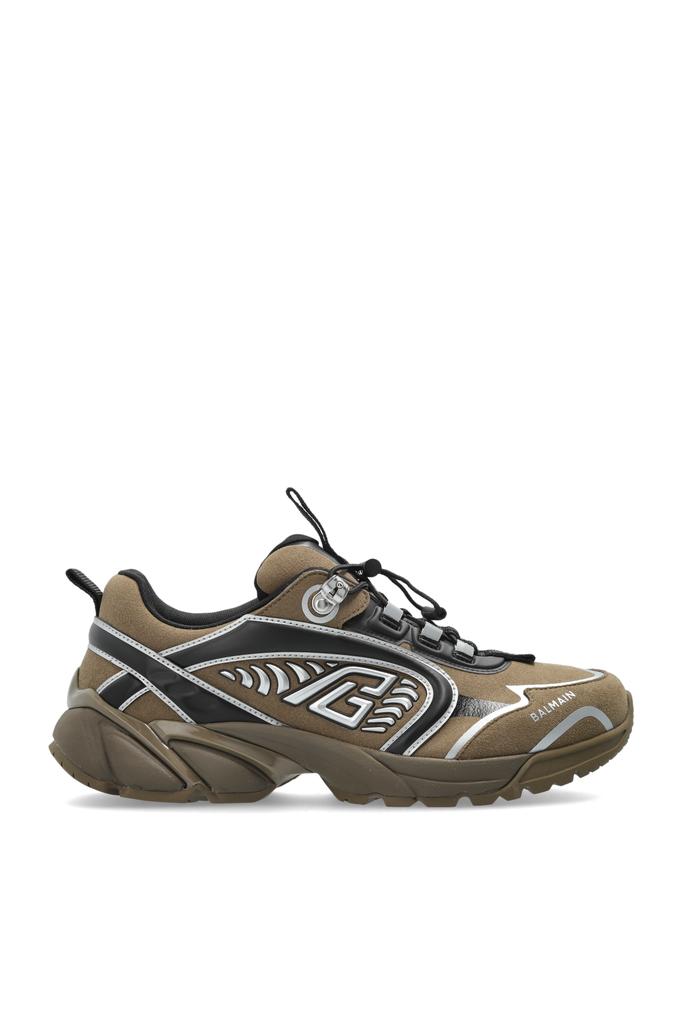 【関税込み】B-Dr4g0n Sneakers - Balmain - Synthetic Leather B-Dr4g0n Sneakers - Balmain - Synthetic Leather - Blue