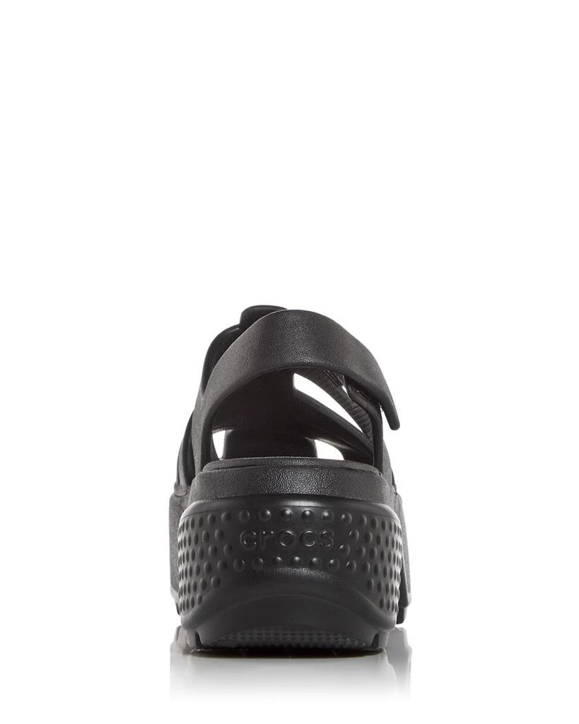 Crocs Women's Stomp Slingback Platform Fisherman Sandals 4