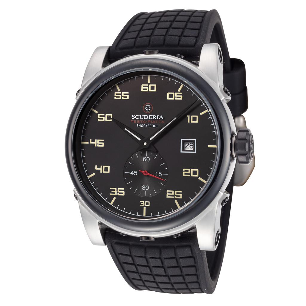 CT Scuderia CT Scuderia Men's Testa Piatta 42mm Quartz Watch