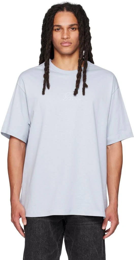 RTA Blue Embossed T-Shirt 1
