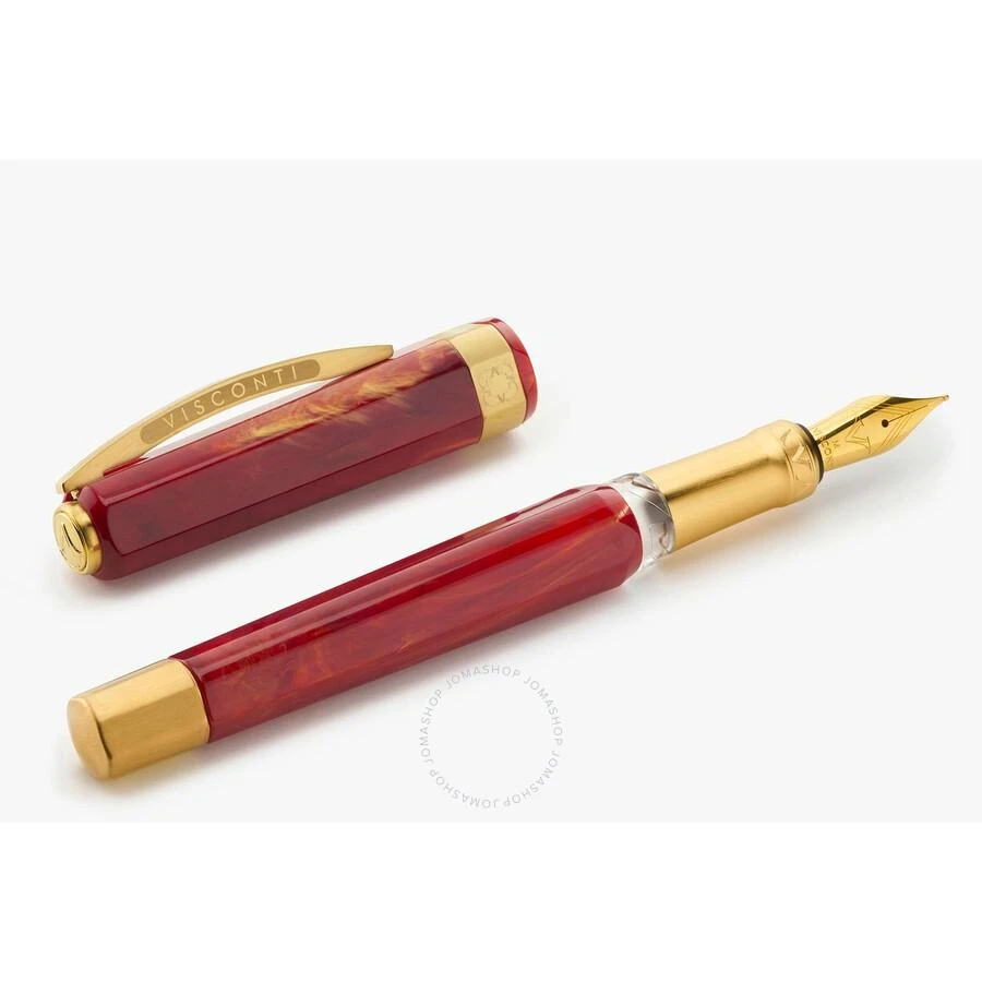 Visconti Opera Gold Fountain Pen Red Fine Nib KP42-01-FPF 2