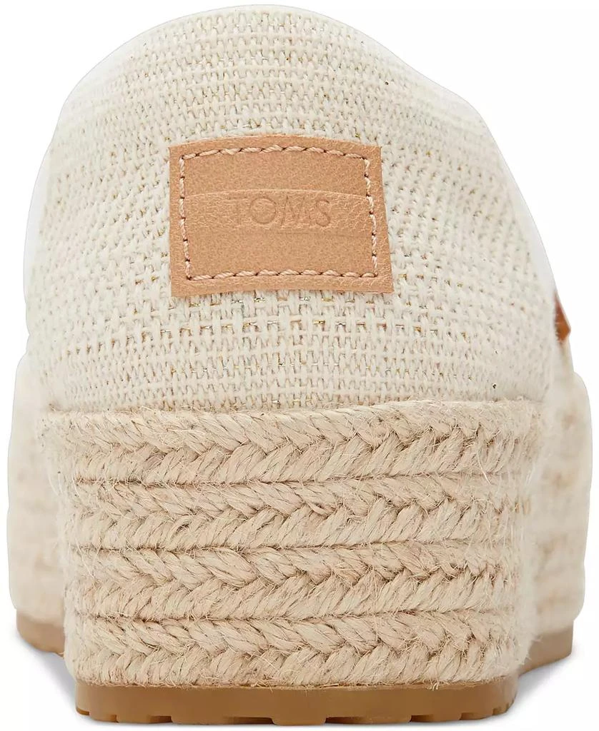 TOMS Women's Valencia Canvas Platform Espadrilles 3