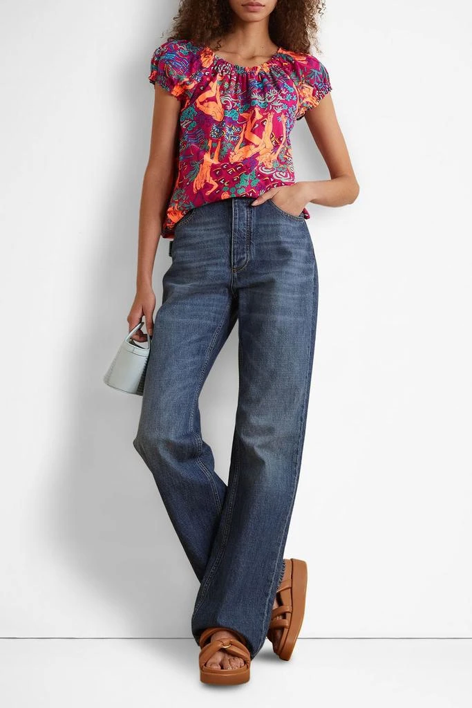 SEE BY CHLOÉ Venice printed cotton top 2