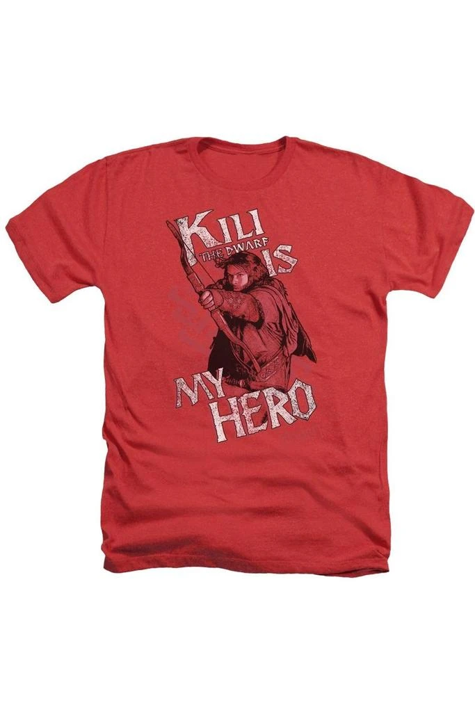 Gildan The Hobbit Kili Is My Hero Adult Heather Tee / T-Shirt 1