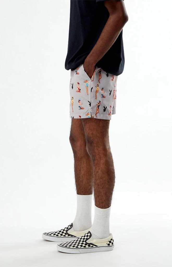 Playboy By Pacsun Pinup 5.5" Swim Trunks 3