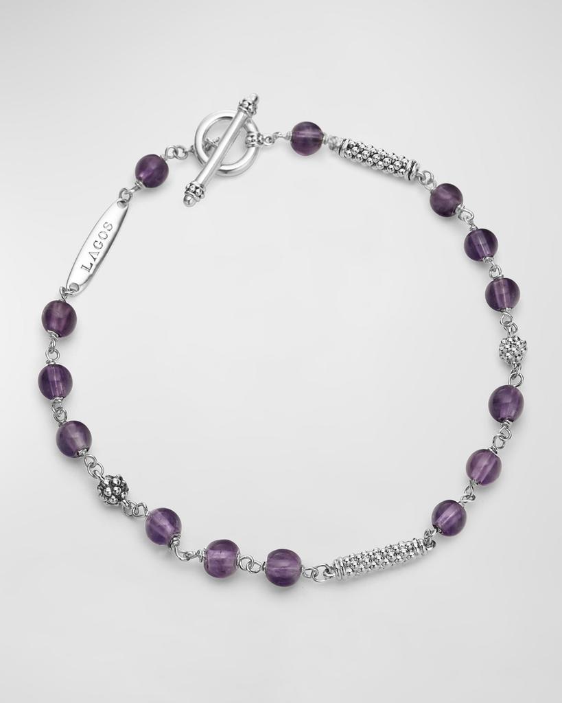 LAGOS Cavier Icon Amethyst Bracelet